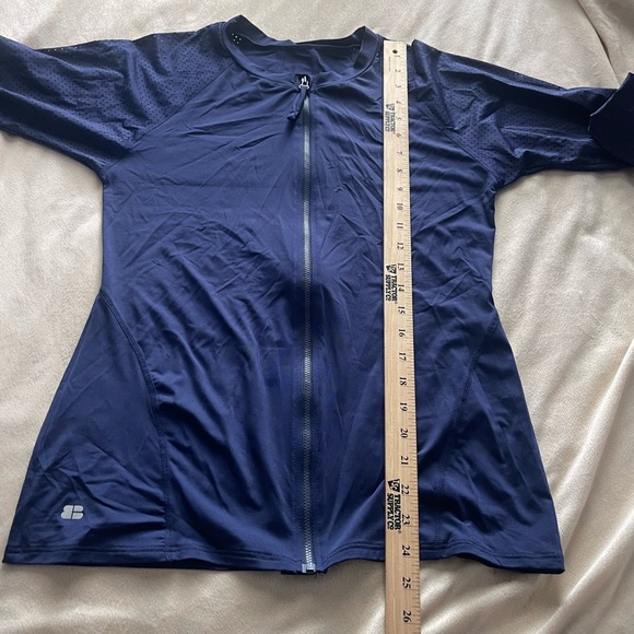 Beach house sport nwt navy zip rash guard long sleeve upf 50+ top - Picture 10 of 12